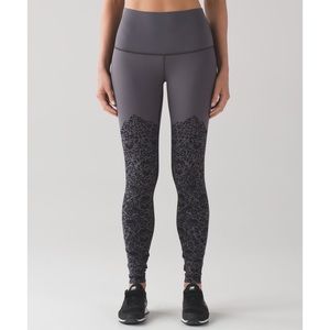 Lululemon Wunder Under Dark Carbon Ooh la lace